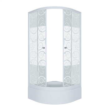 Душевой уголок Triton Стандарт 100x100 В стекло — узоры в #REGION_NAME_DECLINE_PP#