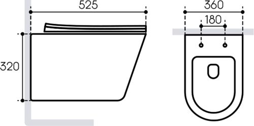 Комплект Унитаз подвесной Aqueduto Cone CON0120 безободковый, с микролифтом, белый матовый + Инсталляция STWORKI + Кнопка Хельсинки 500470 белая в Москве